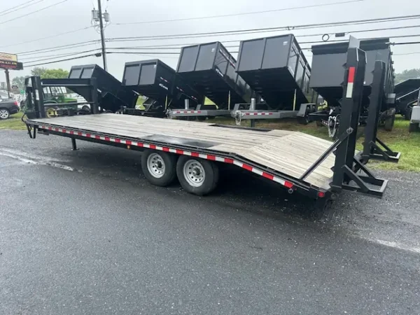2021 Quality 8.5 x 24 Gooseneck Equipment Trailer - Image 3
