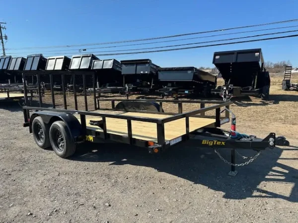 Big Tex 7 x 14 Landscape Utility Trailer – Ramp Gate