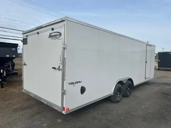 Formula 8.5 x 24 Aluminum Enclosed Car Hauler – V Nose - Image 5