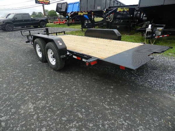 Big Tex 7 x 16 Full Tilt Equipment Trailer Removable Fenders - Image 5