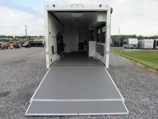 ATC 8.5 x 24 Aluminum Office Trailer Mobile Command Center - Image 12