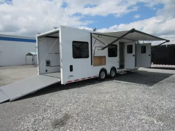 ATC 8.5 x 28 Aluminum Office Trailer Mobile Command Center - Image 17