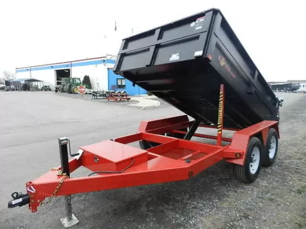 BWise 6 x 10 Low Profile Dump Trailer Combo Gate and Ramps - Image 2