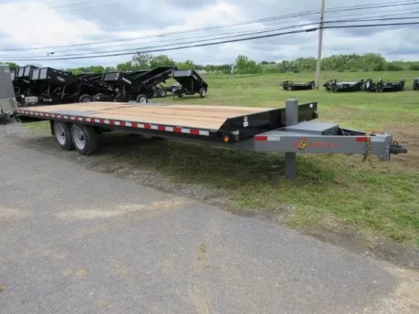 BWise 8 x 24 Deckover Power Tilt 8K Torsion Axles