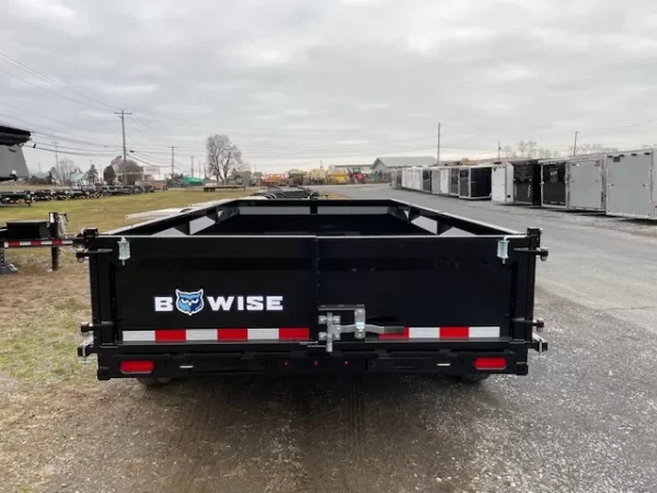 BWise 7 x 14 Low Profile Dump Trailer Adjustable Coupler - Image 3