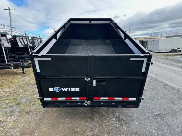 BWise 7 x 16 Gooseneck Dump Trailer – High Sides - Image 6