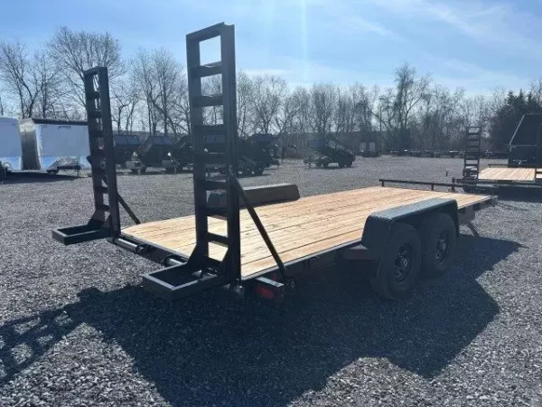 BWise 7 x 18 Low Profile LE Equipment Trailer Ladder Ramps - Image 3