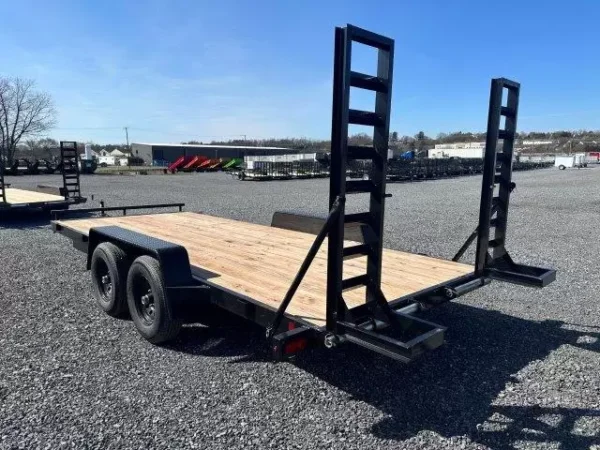 BWise 7 x 18 Low Profile LE Equipment Trailer Ladder Ramps - Image 2