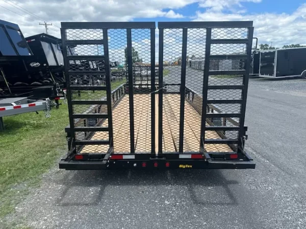 Big Tex 7 x 18 Landscape Utility Trailer – Split Ramp Gate - Image 3