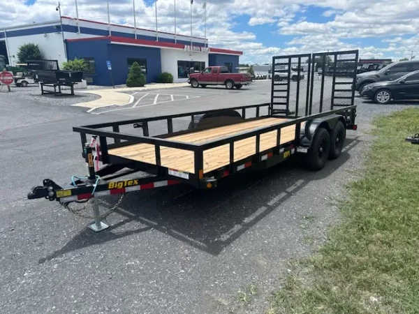 Big Tex 7 x 18 Landscape Utility Trailer – Split Ramp Gate - Image 5