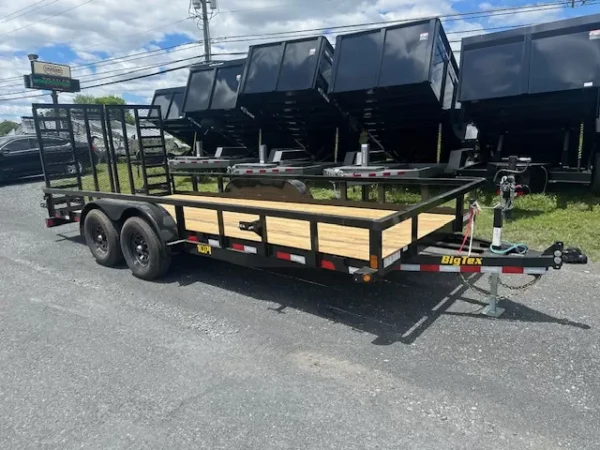Big Tex 7 x 18 Landscape Utility Trailer – Split Ramp Gate