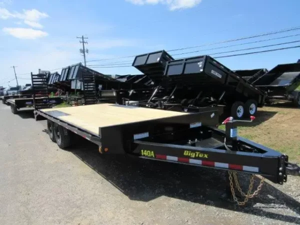 Big Tex 102″ x 20′ Deckover Equipment Trailer Self Clean Beavertail
