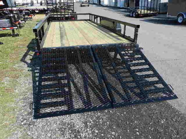 Big Tex 7 x 18 Heavy Duty Landscape Trailer Split Gate - Image 6