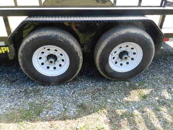 Big Tex 7 x 18 Heavy Duty Landscape Trailer Split Gate - Image 3