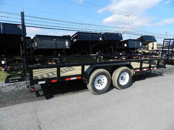 Big Tex 7 x 18 Heavy Duty Landscape Trailer Split Gate - Image 2