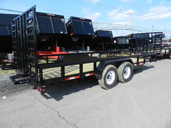 Big Tex 7 x 20 Heavy Duty Landscape Trailer Split Gate - Image 4