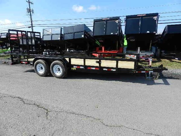 Big Tex 7 x 20 Heavy Duty Landscape Trailer Split Gate - Image 5