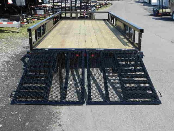 Big Tex 7 x 20 Heavy Duty Landscape Trailer Split Gate - Image 2