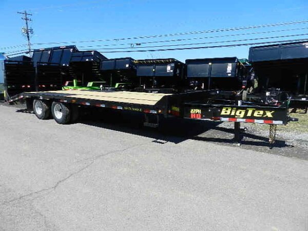 Big Tex 8.5 x 25 Heavy Duty Deckover Equipment Trailer Mega Ramps - Image 2