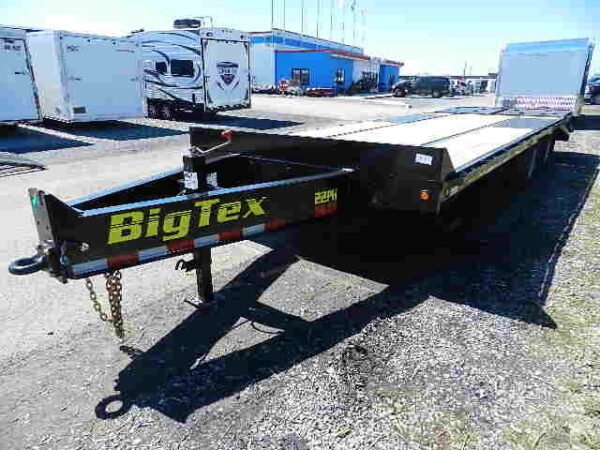 Big Tex 8.5 x 25 Heavy Duty Deckover Equipment Trailer Mega Ramps - Image 3