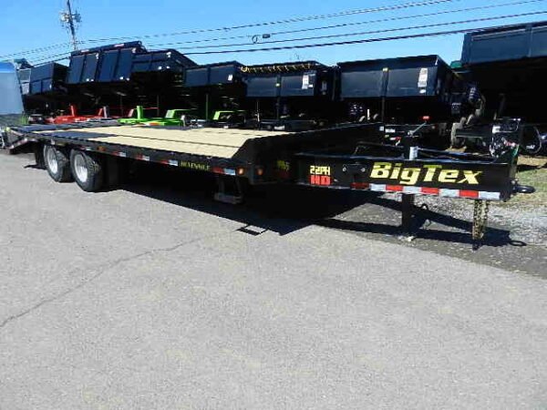 Big Tex 8.5 x 25 Heavy Duty Deckover Equipment Trailer Mega Ramps