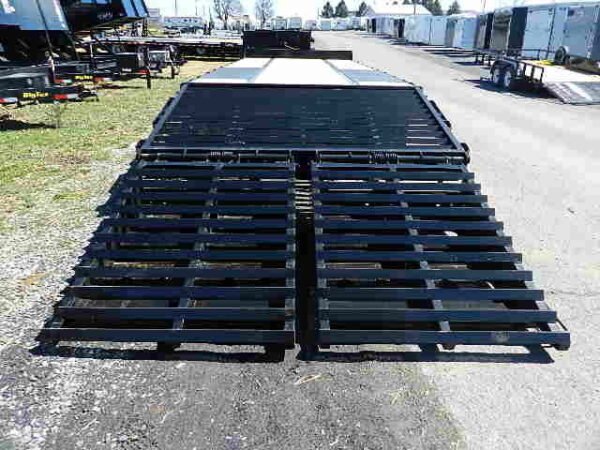 Big Tex 8.5 x 25 Heavy Duty Deckover Equipment Trailer Mega Ramps - Image 6