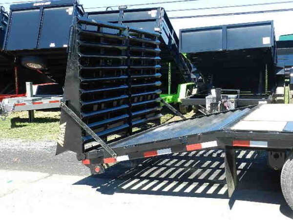 Big Tex 8.5 x 25 Heavy Duty Deckover Equipment Trailer Mega Ramps - Image 7