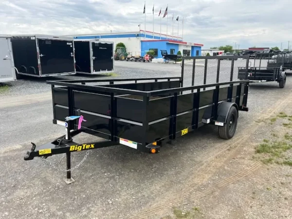 Big Tex 6 x 14 Landscape Utility Trailer – High Steel Sides - Image 2