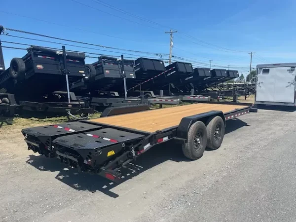 Big Tex 7 x 22 Low Profile Equipment Trailer Mega Ramps - Image 2