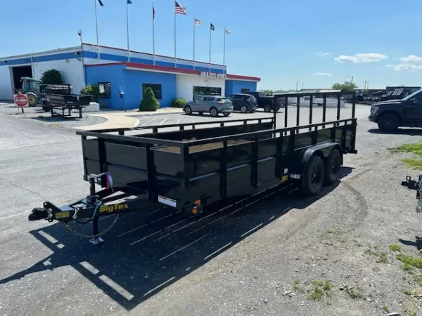 Big Tex 7 x 18 Landscape Utility Trailer – 2′ Solid Steel Sides - Image 4