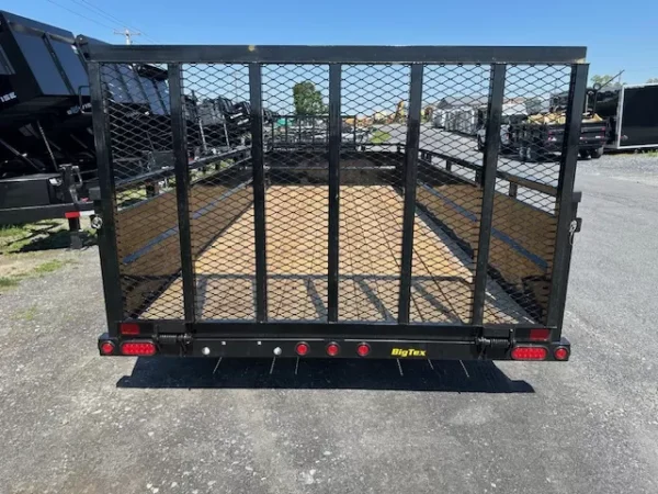 Big Tex 7 x 18 Landscape Utility Trailer – 2′ Solid Steel Sides - Image 6
