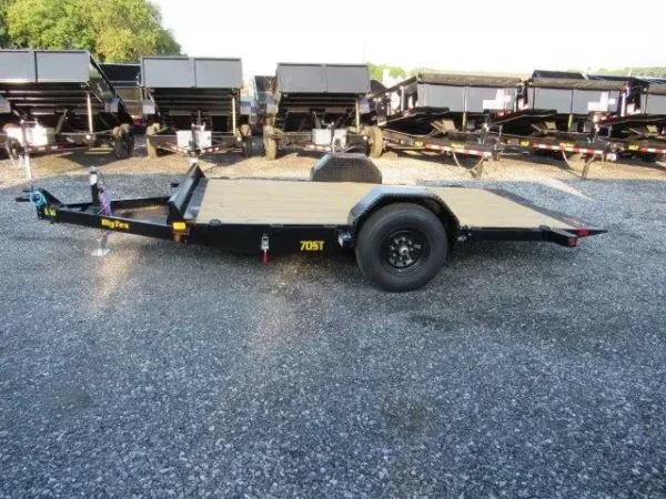 Big Tex 7 x 13 Equipment Trailer Single Axle Tilt Deck - Image 3