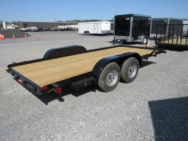 Big Tex 7 x 16 Economy Tandem Axle Car Hauler – Slide Out Ramps - Image 5