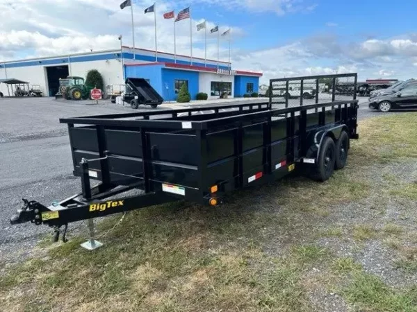 Big Tex 7 x 18 Landscape Utility Trailer – Solid Steel Sides - Image 2