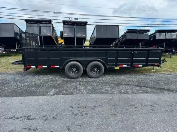 Big Tex 7 x 18 Landscape Utility Trailer – Solid Steel Sides - Image 4