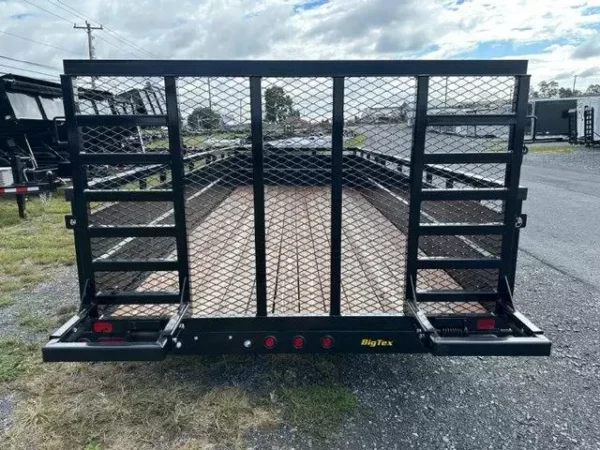 Big Tex 7 x 18 Landscape Utility Trailer – Solid Steel Sides - Image 6