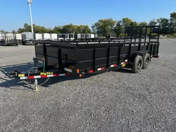 Big Tex 7 x 20 Landscape Utility Trailer – Solid Steel Sides - Image 2