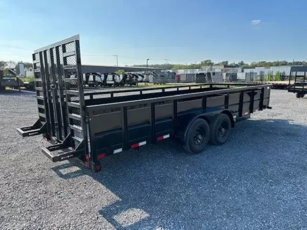Big Tex 7 x 20 Landscape Utility Trailer – Solid Steel Sides - Image 4