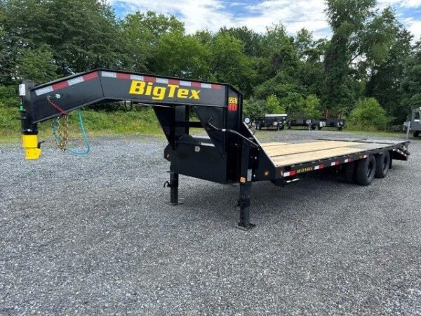 Big Tex 8.5 x 25 Gooseneck Deckover Equipment Trailer - Image 7