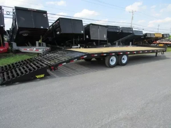 Big Tex 8.5 x 30 Deckover Equipment Trailer Mega Ramps - Image 4
