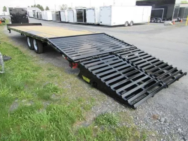 Big Tex 8.5 x 30 Deckover Equipment Trailer Mega Ramps - Image 2