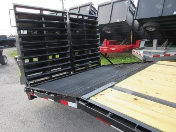 Big Tex 8.5 x 30 Deckover Equipment Trailer Mega Ramps - Image 5
