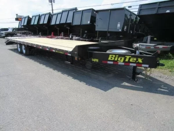 Big Tex 8.5 x 30 Deckover Equipment Trailer Mega Ramps