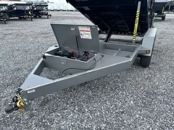 BWise 6 x 10 Low Profile Dump Trailer Hydraulic Jack - Image 5