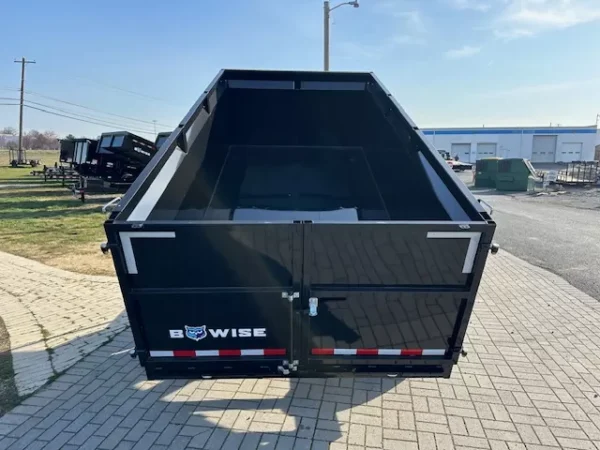 BWise 7 x 14 High Side Dump Trailer Barn Doors - Image 5