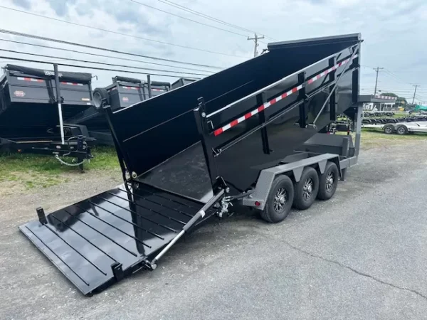 BWise 7 x 16 Gooseneck Tri-Axle Dump – Ultimate Dump Trailer - Image 4