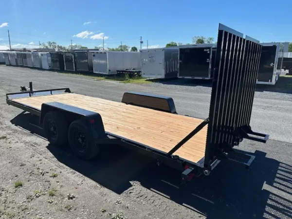 BWise 7 x 20 Equipment Trailer – Split Landscape Ramp - Image 4