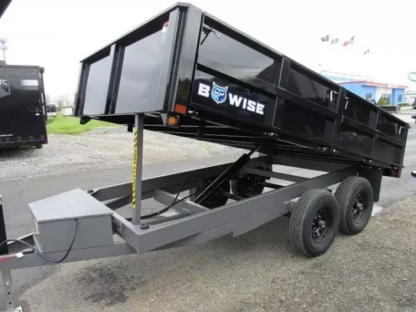 BWise 7 x 12 Deckover Dump Trailer Fold Down Sides - Image 4