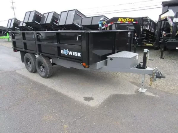 BWise 7 x 12 Deckover Dump Trailer Fold Down Sides - Image 5