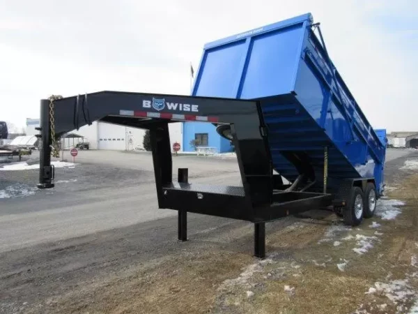 BWise 7 x 16 Heavy Duty Gooseneck Dump – Ultimate Dump Trailer - Image 7
